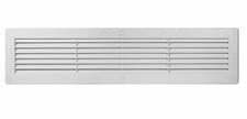 Image of White Air Vent Grille with Fly Screen / Ventilation Duct Cover 4" 6" 8" 10" 12"