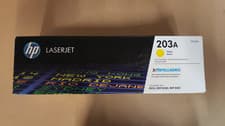 Image of Genuine HP 203A Yellow Toner Cartridge (CF542A) - FREE UK DELIVERY! VAT inc.