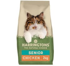 Image of Harringtons - Complete Senior Dry Cat Food with Freshly Prepared Chicken - 4X2Kg