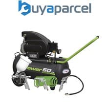 Image of Sealey SAC5020EPK 50L Direct Drive Air Compressor 2hp with 4pc Air Accessory Kit