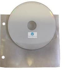 Image of CD DVD Unikeep holds 2 Discs White with Flap Wallets Sleeves NEW HQ