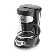 Image of Swan SK13130N Programmable Coffee Maker with Keep Warm Function, LCD Black