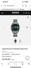 Image of RADO MENS WATCH REF- R32256712 2024 BOX&PAPERS automatic 42mm