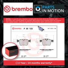 Image of Brake Pads Set fits MERCEDES C350E S205, W205 2.0 Rear 15 to 18 M274.920 Brembo