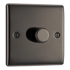 Image of BG Electrical Intelligent Single Wall Dimmer Switch, 2 Way, Raised Profile, Rou