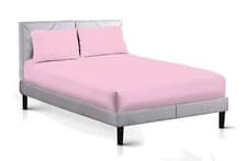 Image of 100% Egyptian Cotton Fitted Sheet 200 Thread Count Single Double King Super King