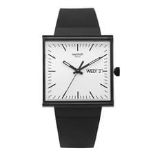 Image of Swatch What If Black Unisex Bioceramic Watch 151765808