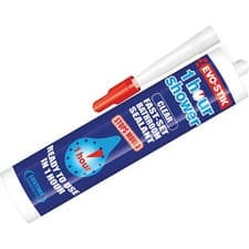 Image of Evo-stik 1 Hour Shower Silicone Sealant Clear 310ml