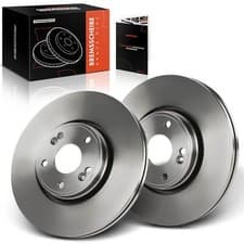 Image of 2x Brake Discs Front for 300mm Renault Laguna MK II BG0/1 KG0/1 01-07 7701206614