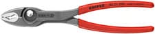Image of Knipex TwinGrip Front and Side Gripping Slip Jaw Pliers, 200mm 8in. - 82 01 200