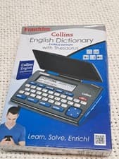 Image of brand new FRANKLIN Collins English Dictionary with Thesaurus DMQ-221