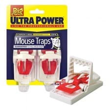 Image of Mouse Traps Big Cheese Ultra Power Baited Quick Set Twin Pack Mouse Trap