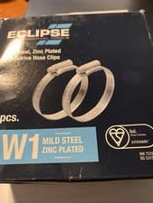 Image of 130mm - 150mm Mild Steel Hose Clips, 5 Pack - ECW1-6X