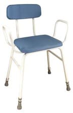 Image of Aidapt Astral Perching Stool (With Arms And Padded Back)