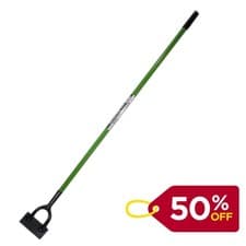 Image of Heavy Duty Dutch Hoe 140cm Long Handle Garden Weeder Carbon Steel Blade Outdoor
