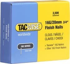 Image of TACWISE 16G / 20mm Finish Nails 16G Series 2500 Galvanised Nails