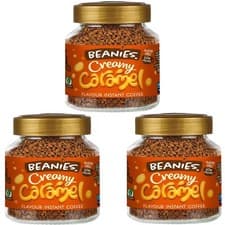 Image of Beanies Coffee Creamy Caramel Flavour Instant Coffee - 50g (Pack of 3)