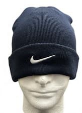 Image of Nike Dri-Fit FN7709-451 Men’s Unisex OS Cuffed Beanie Hat Classic Navy New NWT