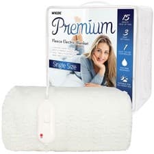 Image of Electric Blanket Heated Mattress Cover Single Size Machine Washable Mylek