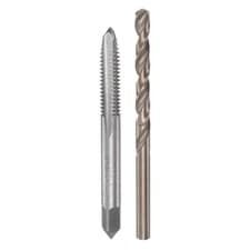 Image of 1/4-20 UNC 2B Straight Flute Tap 5.1mm Drill Bit High Speed Steel Tap & Bit Set