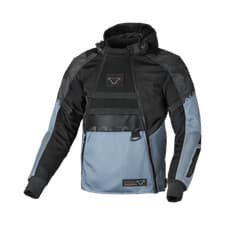 Image of Macna Rebelite Motorbike Motorcycle Textile Jacket Black / Grey