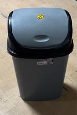Image of 50L 50 Litre Large Plastic Swing Bin Flip Top Home Kitchen Rubbish Waste Dustbin