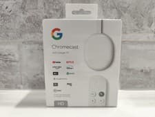 Image of New Sealed Google Chromecast 4th Gen Generation HD Streaming Device Snow White