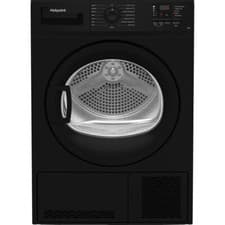 Image of Hotpoint C HD C92 BBGD UK 9Kg Condenser Tumble Dryer Black B Rated