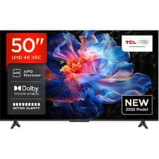 Image of TCL 50" Smart Google TV, V6CUK, 4K Ultra HD, DLED, HDR, works with Alexa
