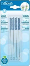 Image of Dr Brown's Baby Infant Cleaning Milk Vent Bottle Teat Brush 4pieces