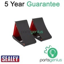 Image of Sealey Folding Wheel Chocks Pair WCF01