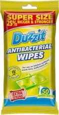 Image of Duzzit Antibacterial Cleaning Wipes 50 Pack Multi Surface Disinfectant