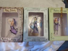 Image of FAIRY FIGURINE LOT Amy Brown Stubborn Obsidian Pool JESSICA GALBRETH Wisdom NEW