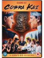 Image of Cobra Kai: Season 1 & 2 DVD (2020) Ralph Macchio cert 15 4 discs ***NEW***