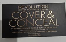 Image of Revolution Ultra Professional Cover And Concealer Palette - 8 Cream Concealers