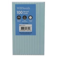 Image of Assorted Colour Narrow Ruled Record Cards 12.7 x 7.6cm Pack Of 100