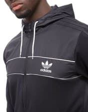 Image of LG adidas Originals MEN'S COUNTRY FZ TRACK TOP HOODIE BLACK 1AVAL RARE!!!