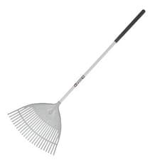 Image of Spear & Jackson Leaf Rake, Neverbend Plastic with Tubular Steel Shaft