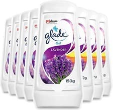 Image of Glade Air Freshener Gel lavender long Lasting Scent 150g x 8