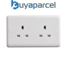 Image of Deta Vimark VC1208 Unswitched Socket 2-Gang 13A DETVC1208