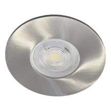 Image of Aurora Downlight GU10 Fire Rated Fixed Bezel White Chrome Nickel IP65 EN-DLM981X