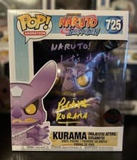 Image of Funko Pop Naruto Shippuden : 6" KURAMA #725 Autograph JSA coa (Screen Dented)