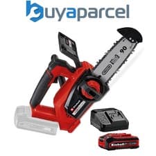 Image of Einhell PXC 18v Cordless Brushless Chainsaw 20cm FORTEXXA Top Handle + 4AH Kit