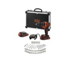 Image of Black + Decker BCD700S2AFC-GB Cordless Hammer Drill with 2 x 18V Batteries