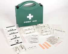 Image of Standard First Aid Refill 1-10 person contents - HSE Compliant CE Long Exp