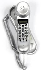 Image of binatone trend 3 lcd slimline corded telephone with LCD DISPLAY basic corded