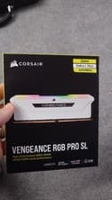 Image of Corsair Vengeance RGB Pro SL 16GB (2x8GB, 3200MHz) DDR4 ram In White