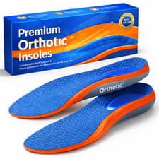 Image of Heavy Duty Orthotic Arch Support Insoles, Shock Absorbing Orthopedic insoles New