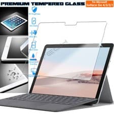 Image of 100% Genuine TEMPERED GLASS Screen Protector for Microsoft Surface Go 4 3 2 1