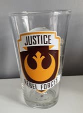 Image of Star Wars The Force Awakens Rebel Forces X-Wing 16 oz Pint Beer Glass Tumbler